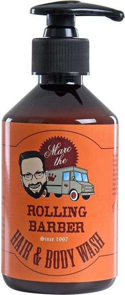 Duschgel Shampoo Hair & Body Wash 250 ml Marc the Rolling Barber Haarpflege