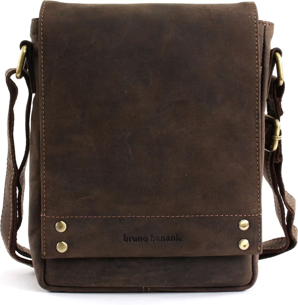 Sac à épaule bruno banani Hunter en cuir marron pour le travail