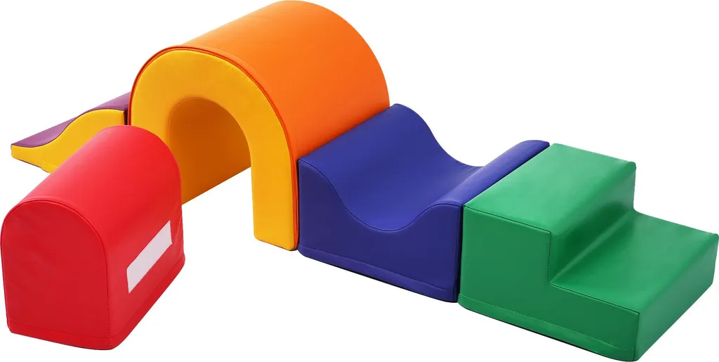 Modules d'escalade en mousse pour bébé - Parcours de motricité 5 pcs - 12