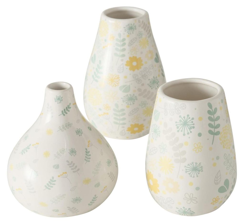 Boltze Home Vase Linga ø8xh14 weiß