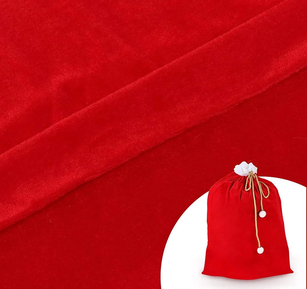 XXL Weihnachtssack 70x110 Cm - Rot-weißer Nikolaussack Für Geschenke