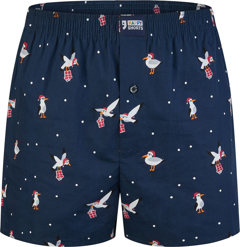 Happy Shorts 3 stuks American Boxer boxershorts voor heren, webboxer, kleurkeuze S-XXL, maat: XL, kleur: set 4, Set 4, XXL