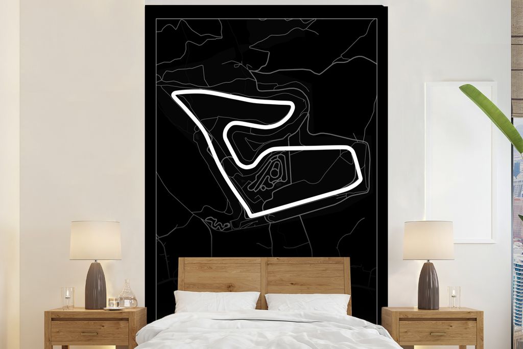 MuchoWow Fototapete für Wohnzimmer oder Schlafzimmer Wandtapete Vinyl Motivtapete F1 - Rennstrecke - Red Bull Ring - Österreich - Rennstrecke -...