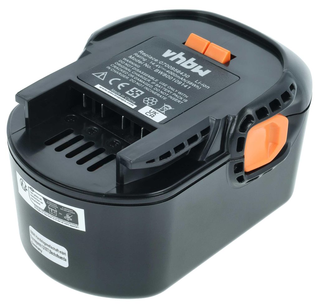 vhbw Akku kompatibel mit Fromm Dynamic 2100 Werkzeug (4000 mAh, Li-Ion, 14,4 V)