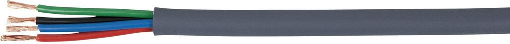 DAP LED Control Cable RGB, Grey 100-m-Rolle, 2,5mm2