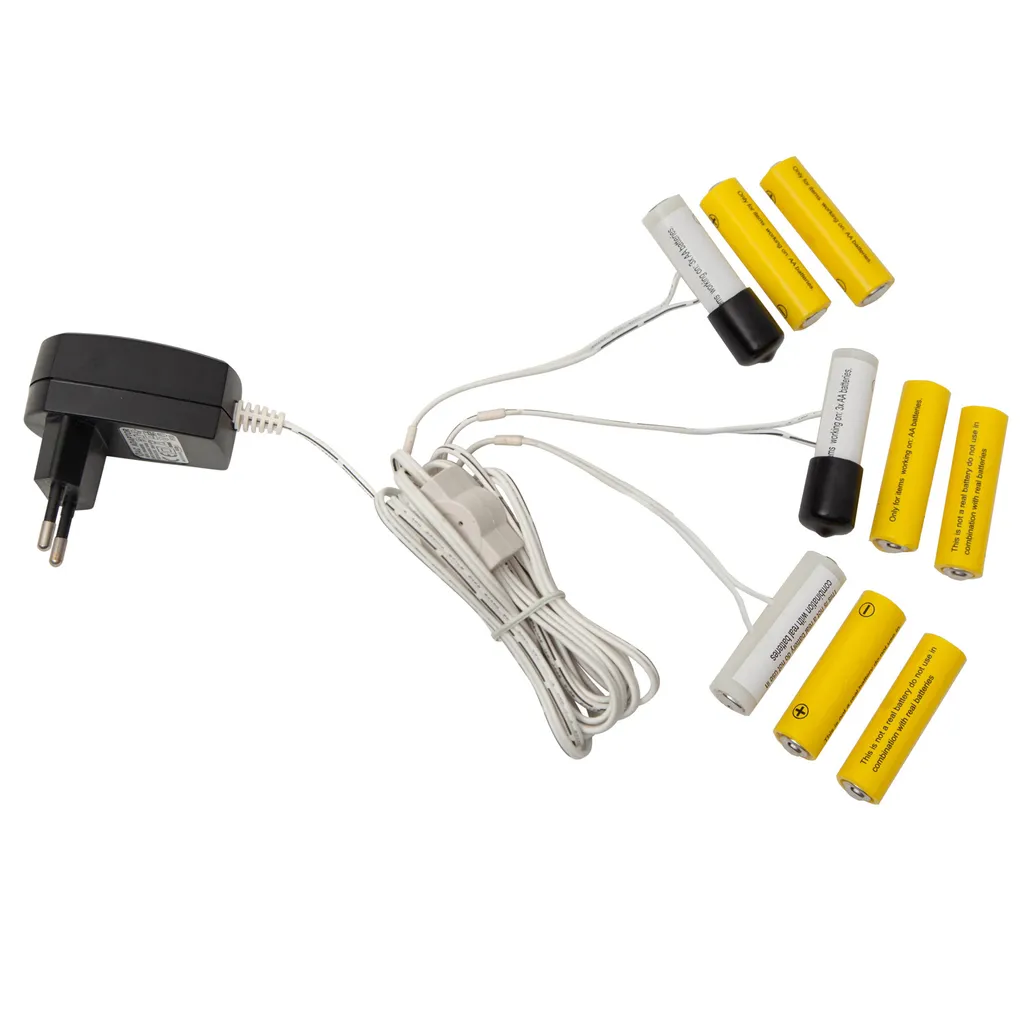 Adattatore di rete per batterie 3x 3AA - Eliminatore di batterie - Sostituisce 3 x 3 batterie AA - Interno
