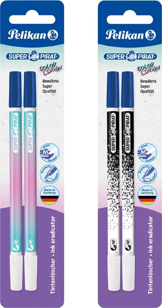 Effaceur d'encre Pelikan Super-Pirat 850M avec pointe de précision