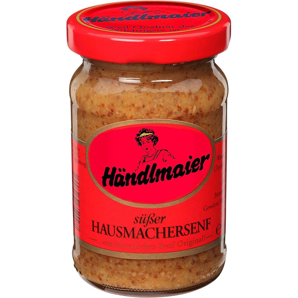 Bawarska słodka domowa musztarda Händlmaier w słoiczku Zdjęcie produktu 
