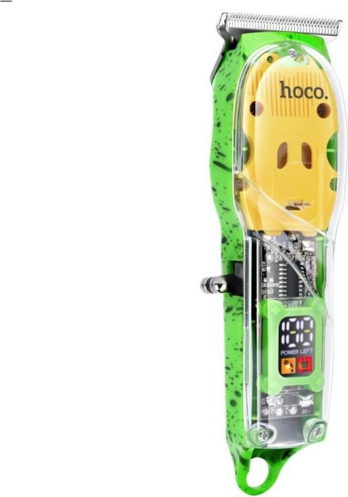 Hoco DAR12 Haarschneider mit Ölkopf-Klinge & LED-Display – Grün