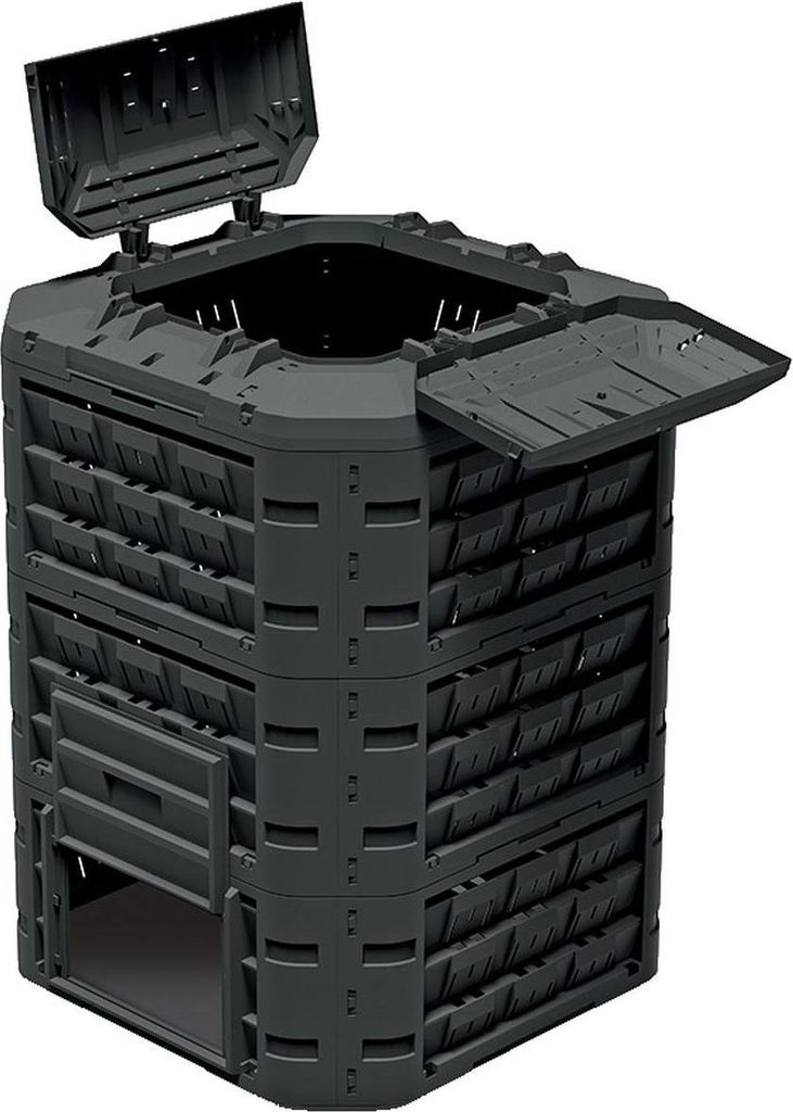 Kompostownik plastikowy czarny Compogreen Vario Zdjęcie produktu 