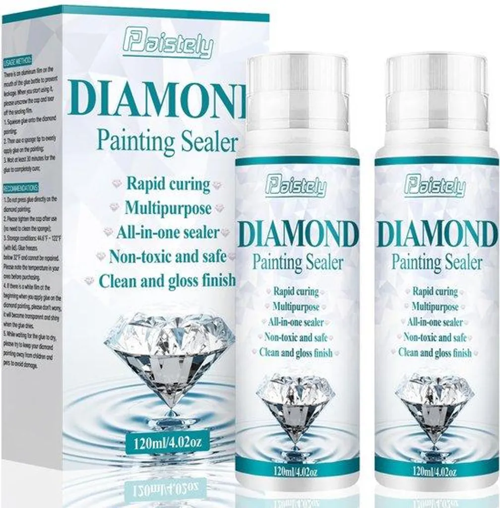 Kit Finition Peinture Diamant 5D - Sceller et Faire Briller vos Puzzles