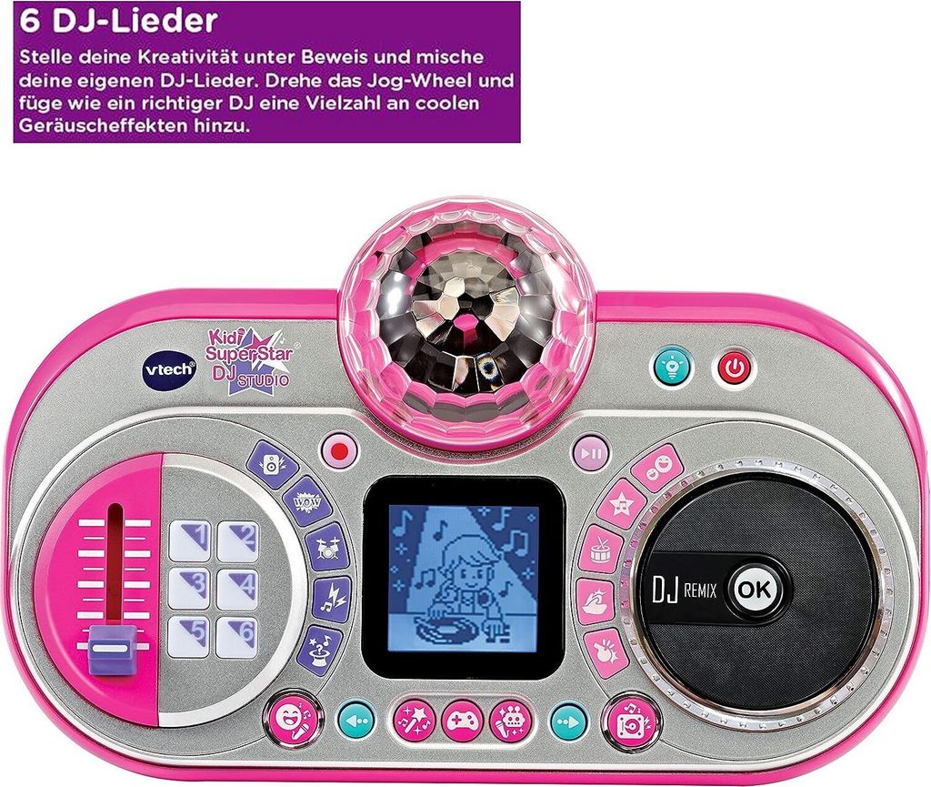 VTech Kidi Super Star DJ Studio, Spielzeug-DJ-Studioset, 6 Produktbild 