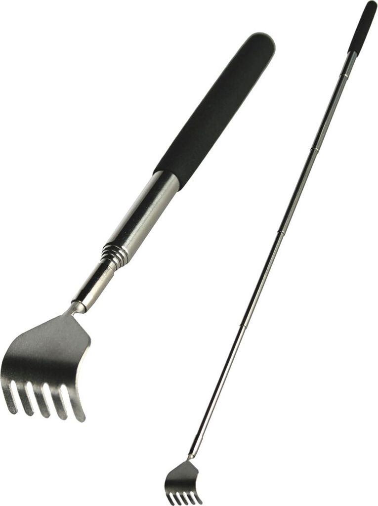 Rückenkratzer Mini Teleskop Metall Buckelkratzer ausziehbar Produktbild 