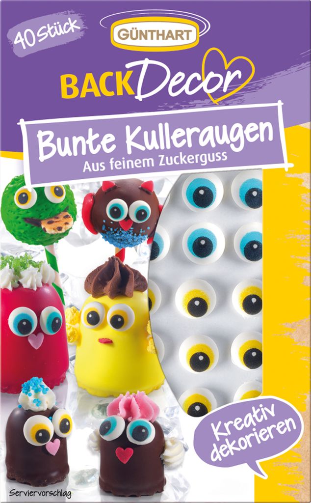 ZpětDekor 40 Barevné oči z cukrových kuliček Obrázek produktu 