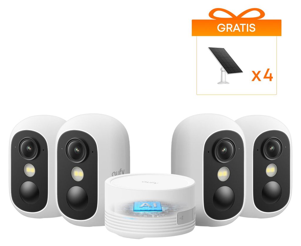 eufy Security eufyCam C35 4-Kamera-Set eufyCam C35  4+1 Produktbild 