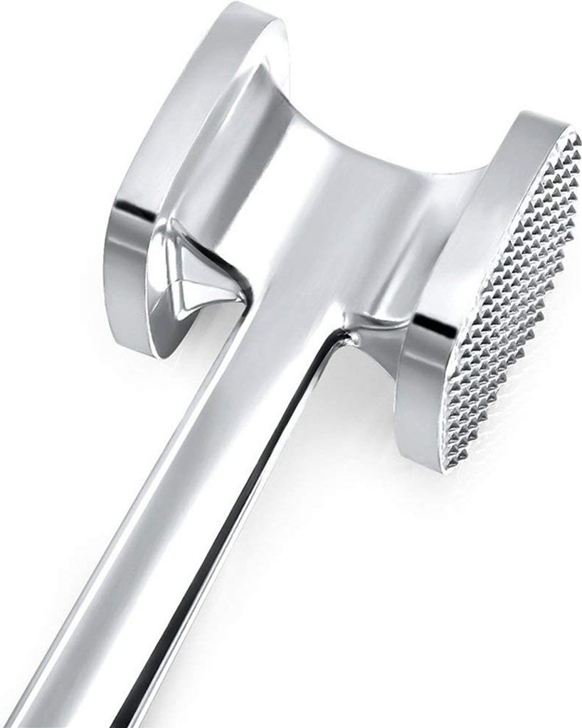 Doppelseitiger Fleischklopfer - Aus Aluminiumlegierung Mit Buchenholzgriff