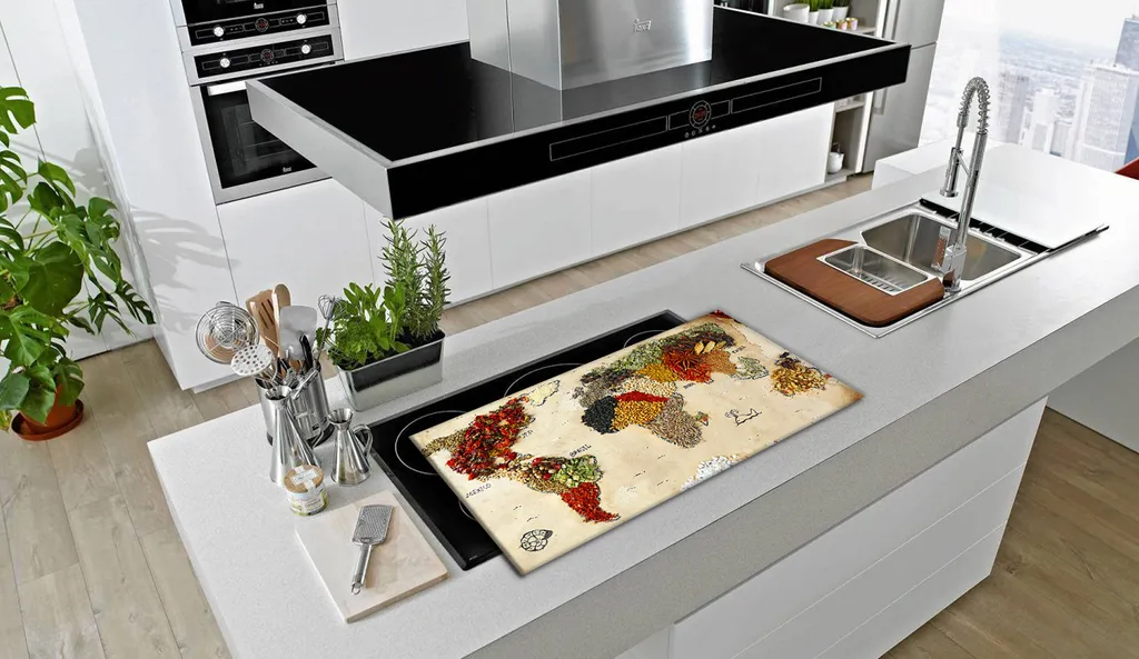 Copripiano Cottura In Vetro 60x52 Cm – Proteggi E Decora La Tua Cucina Con Stile!