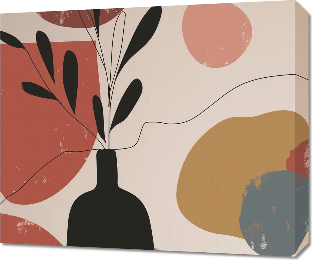 Tableau moderne Courage 60 x 50 cm : Pour un intérieur inspirant