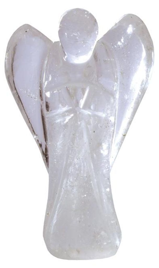 Engel aus Bergkristall 3x4,5cm