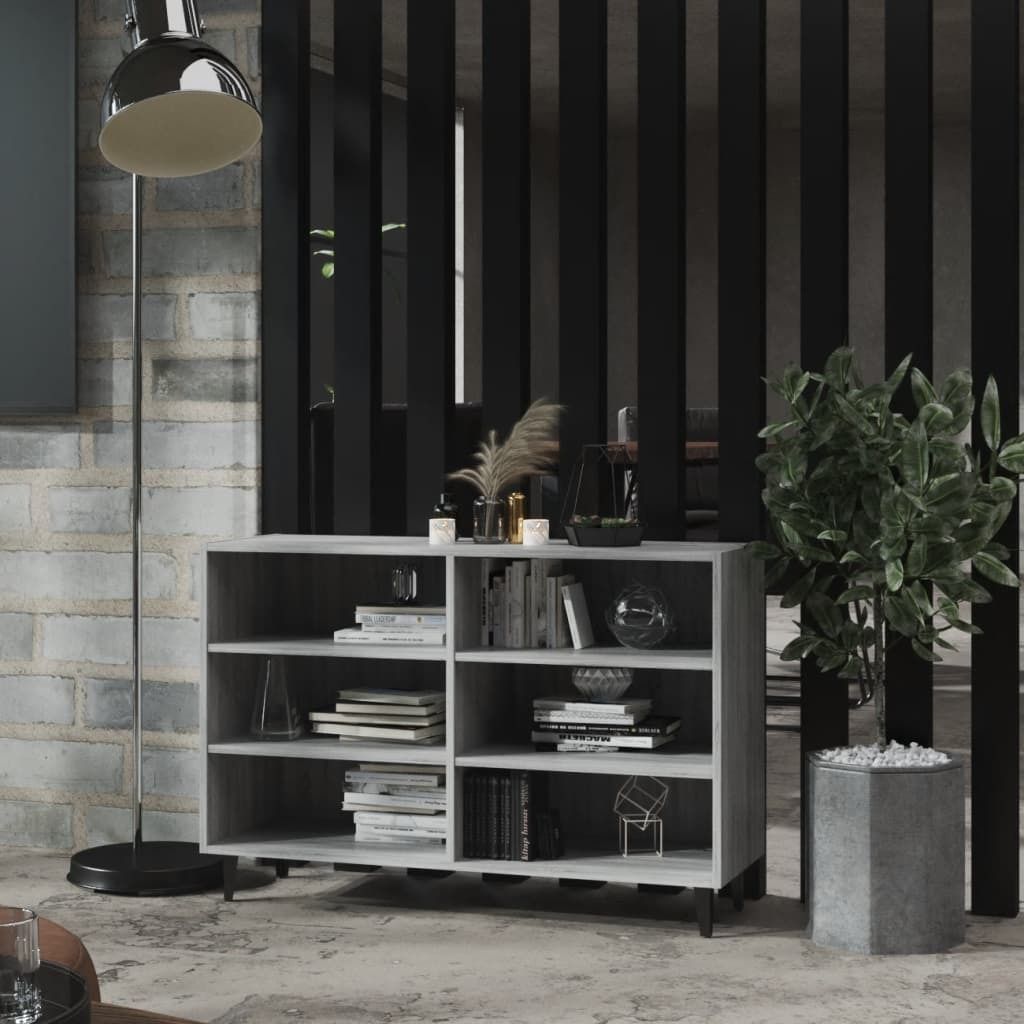 vidaXL Sideboard Grau Sonoma 103,5x35x70 cm Holzwerkstoff
