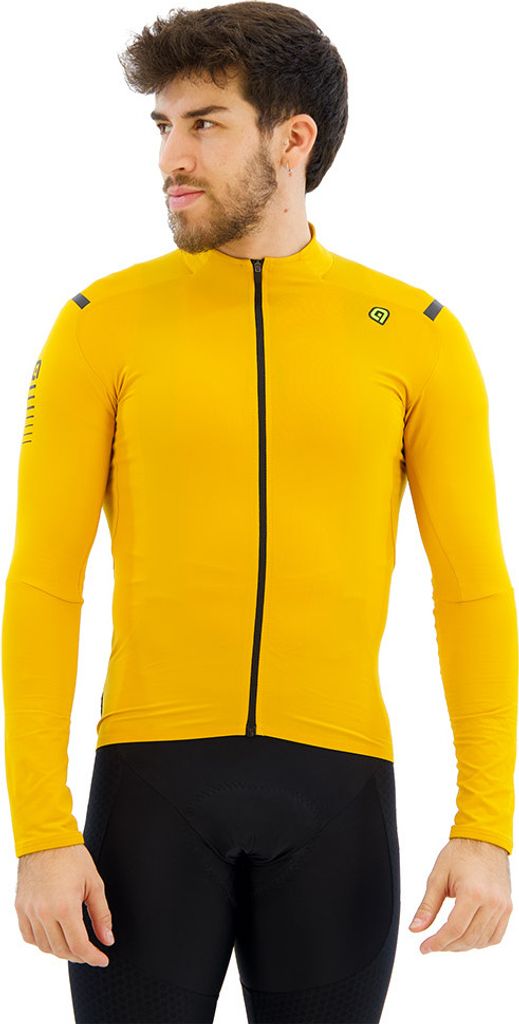 Ale R-ev1 Warm Race Langarm-trikot Gelb L Mann Gelb L