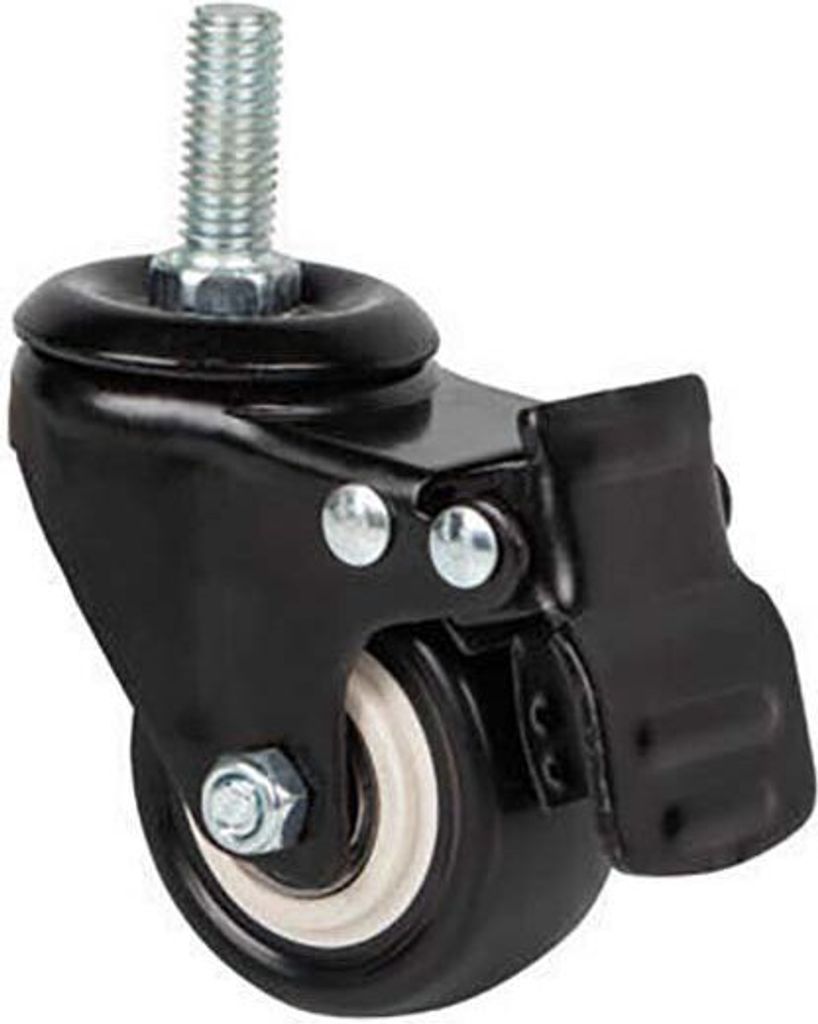 Lanberg AK-1601-B, Lenkrolle, Schwarz, 4 Stück(e) Produktbild 