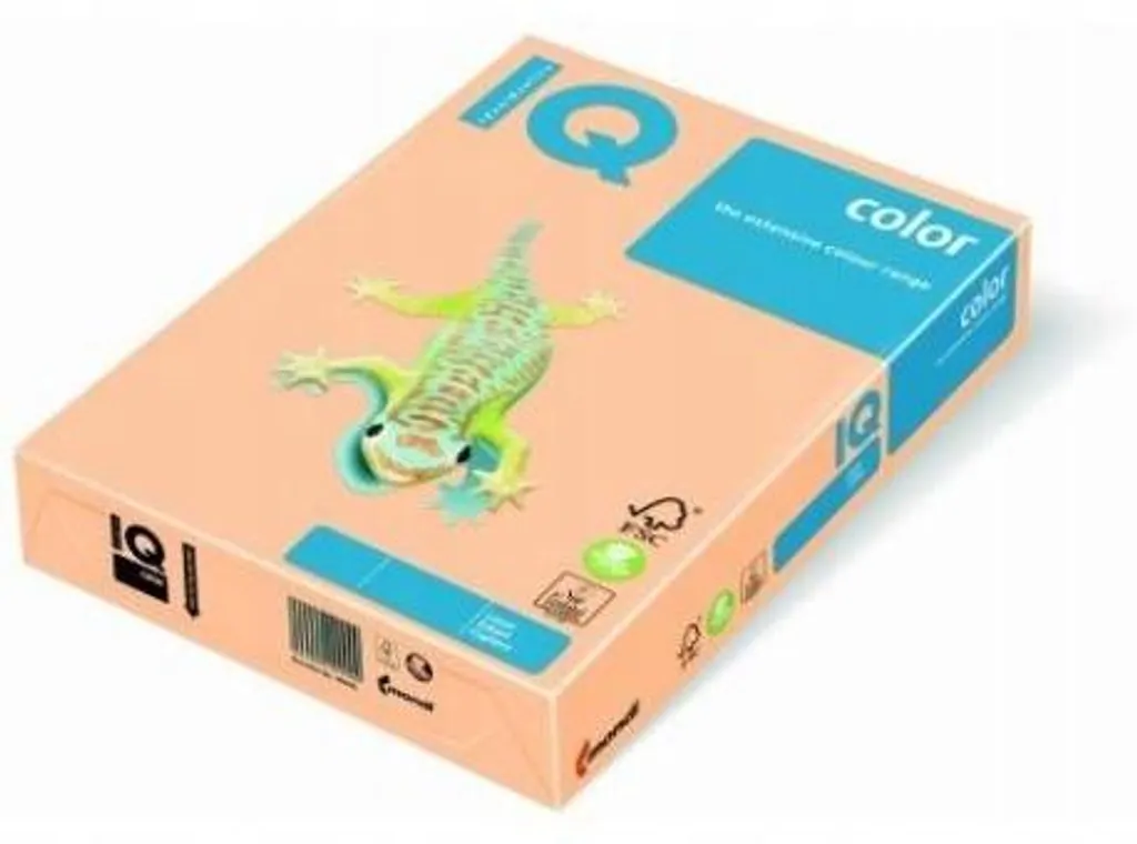 Papier Couleur A4 160g Saumon IQ Premium Idéal pour Menus et Plaquettes