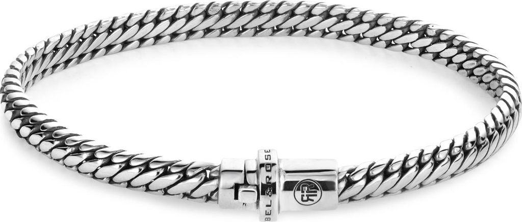 Rebel and Rose Stones Only RR-BR028-S Herrenarmband, Armbandumfang:19cm