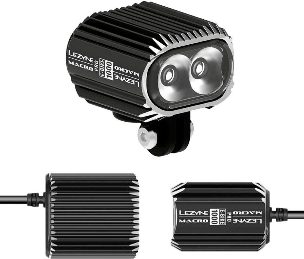 Lezyne Ebike Macro Drive 1000 1000 lm Luce nera per Immagine del prodotto 
