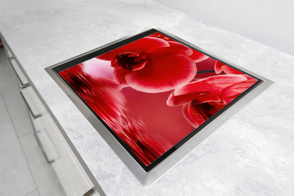 Piastra Vetro Orchidee 50x52: Il Must-Have per la tua Cucina Zen - 5