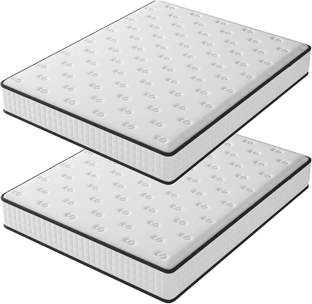 DEWINNER Zestaw 2 materacy 140x190x16 | Materac z pianki z Zdjęcie produktu 