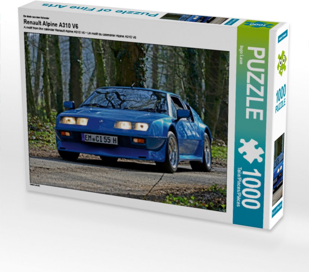 CALVENDO Puzzle Ein Motiv aus dem Kalender Renault Alpine A310 V6 | 1000 Teile Lege-Größe 64x48cm Foto-Puzzle für glückliche Stunden