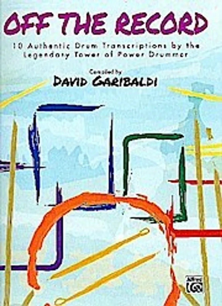 Livre Pédagogique Batterie David Garibaldi Off the Record Groove Funk
