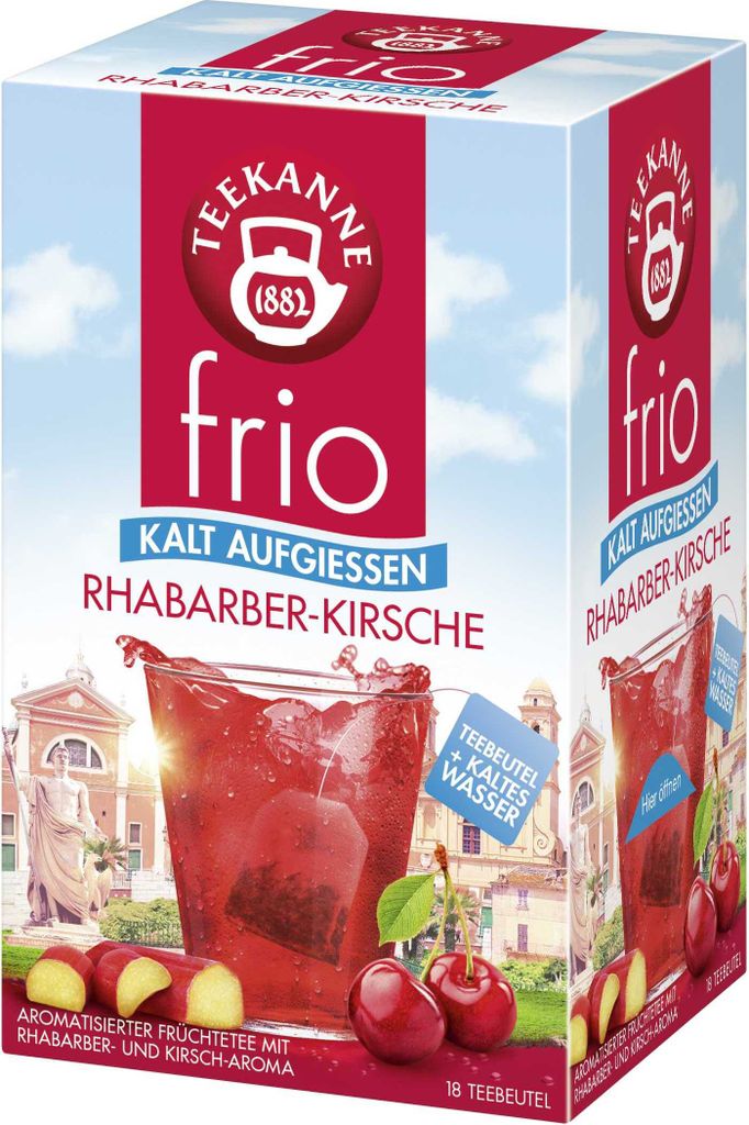 Czajniczek frio herbata owocowa o smaku rabarbaru i wiśni Zdjęcie produktu 