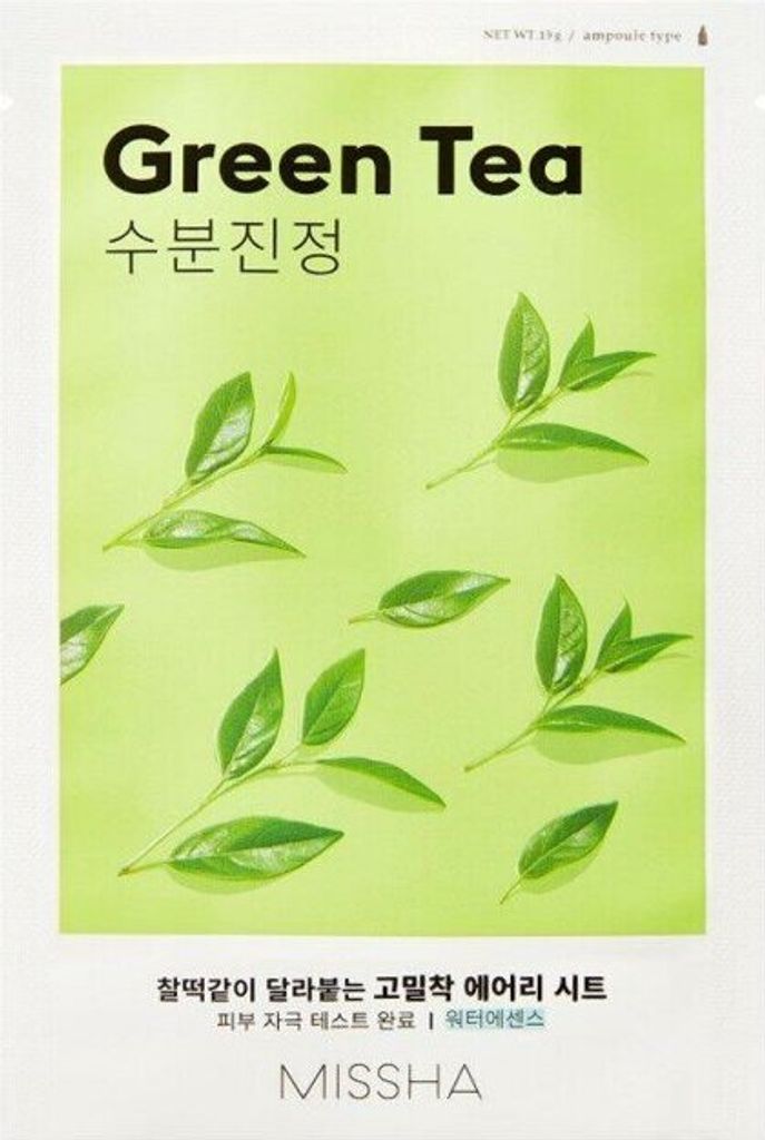 MISSHA Airy Fit Sheet Mask Green Tea 19 g Zdjęcie produktu 