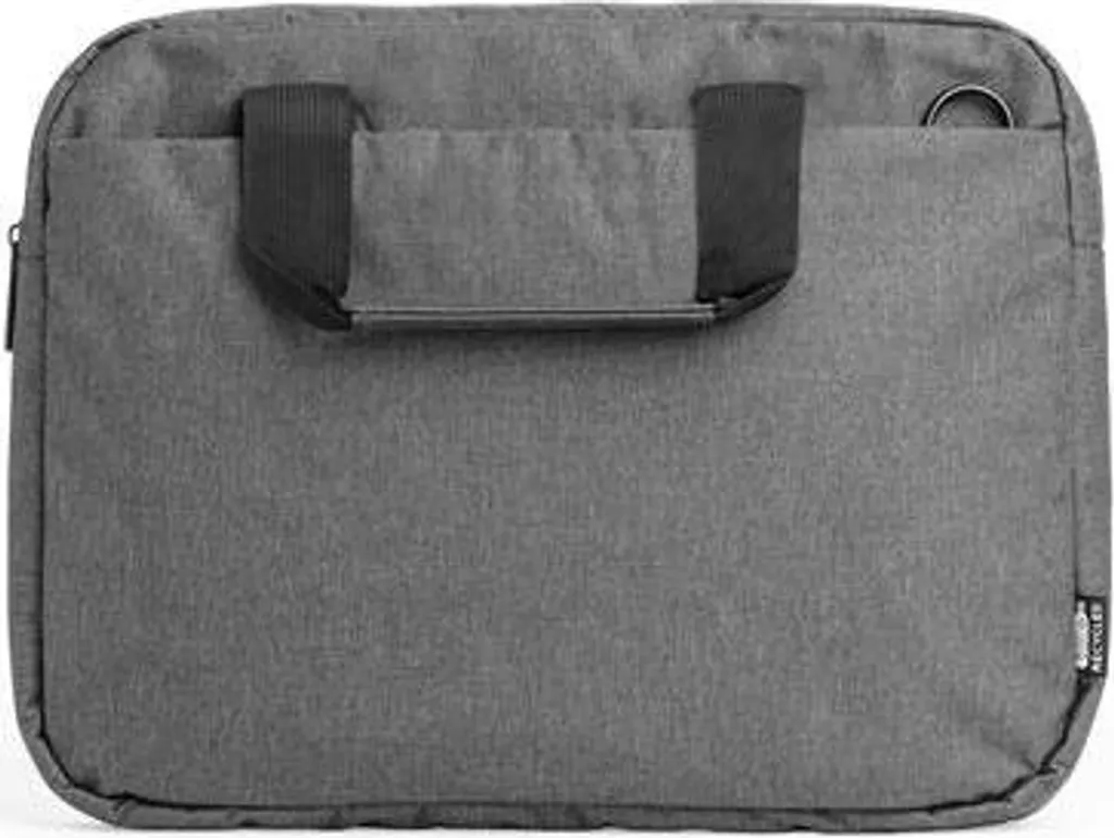 Portadocumenti Stamina Kalmar in Poliestere Riciclato Grigio 37cm