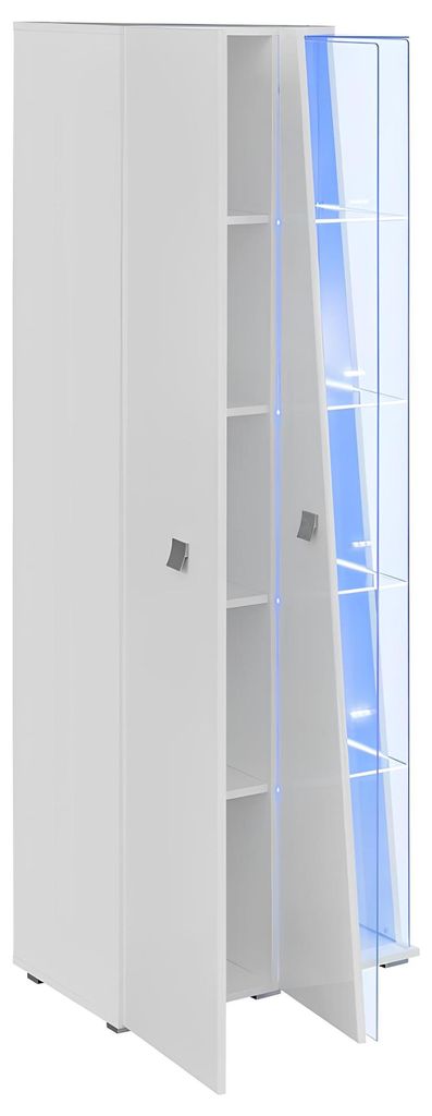 Modern Wohnzimmer Set Luxus Kommode Wohnwand Vitrine Neu Möbel Weiß