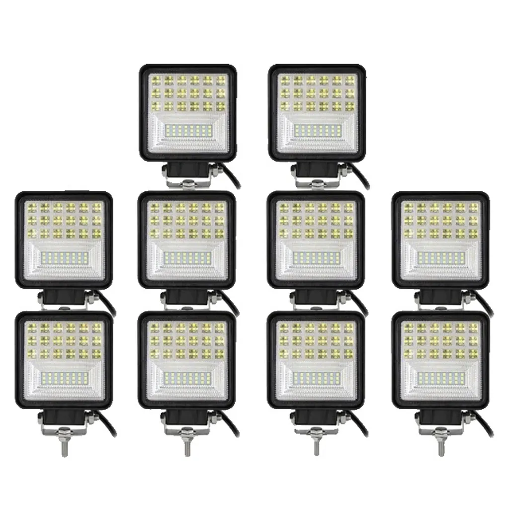 Feu LED Tout-Terrain Étanche IP67 Puissant pour Conduite de Nuit SUV