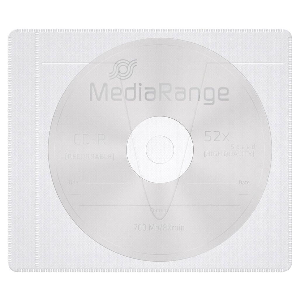 MediaRange Pochettes en non-tissé avec p. coll. Dos, Image du produit 