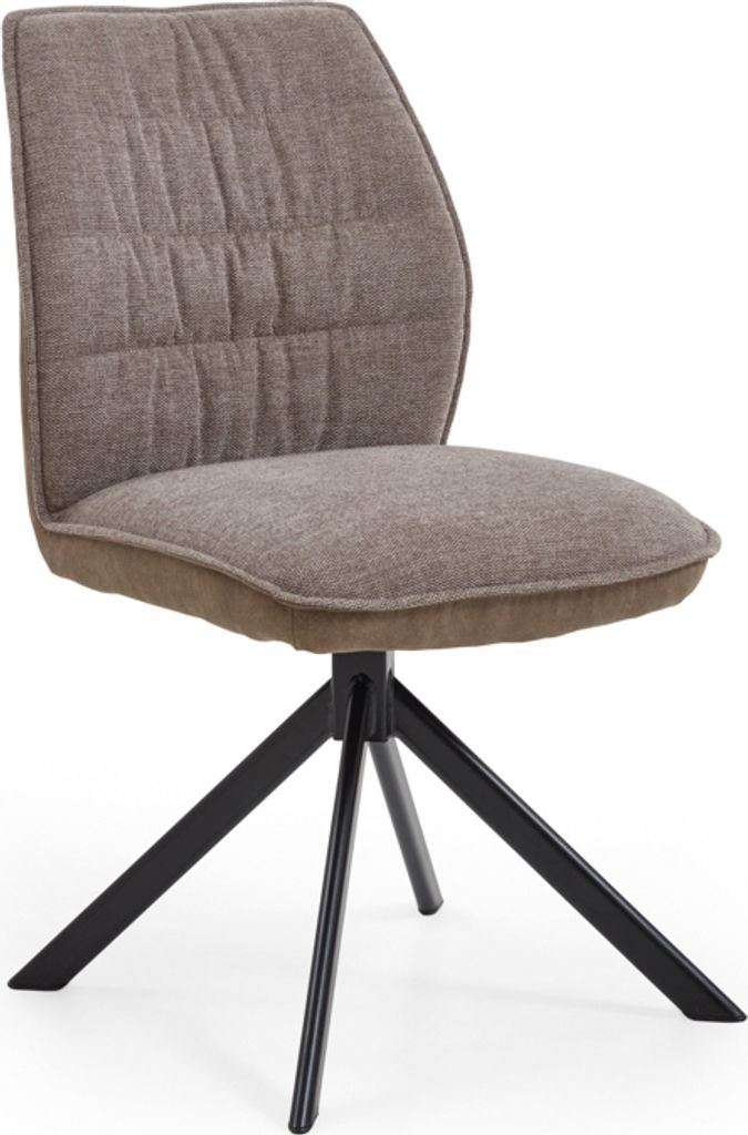 Niehoff Sitzmöbel Gent Schalenstuhl - Eisengestell/Stoffbezug - 180° drehbar