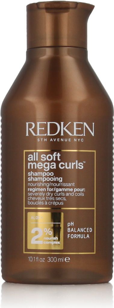 Redken - All Soft Mega Curls Shampoo (voor droog, krullend Productafbeelding 