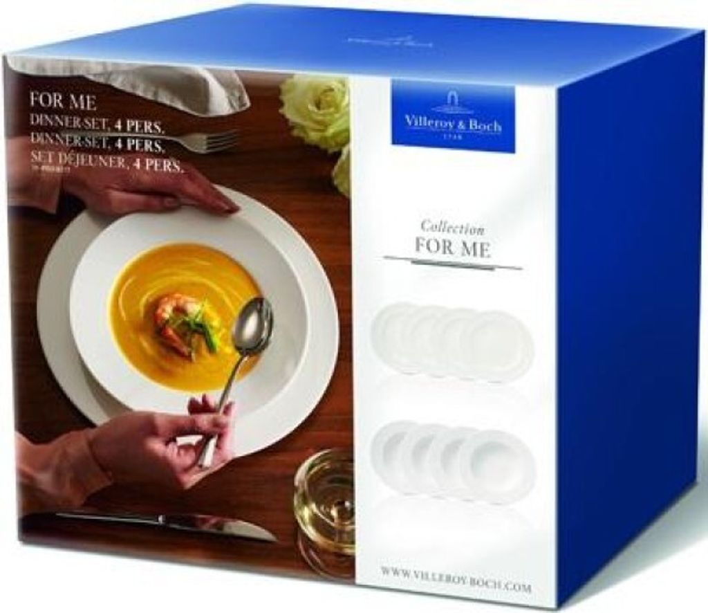 Set di piatti Villeroy & Boch For Me - 8 pezzi Immagine del prodotto 