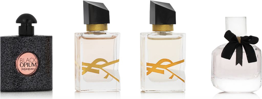 Yves Saint Laurent Miniaturenset: Black Opium EDP, Libre EDP, Mon Paris EDP & Libre EDT, je 7,5 ml