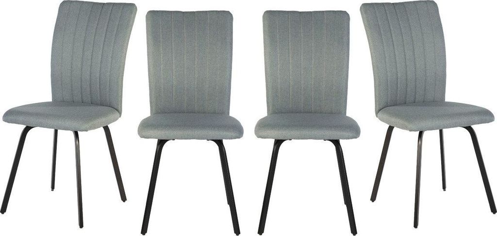 Marckeric - Hübscher Esszimmerstuhl - Grau - 45,5 x 57 x 48 cm