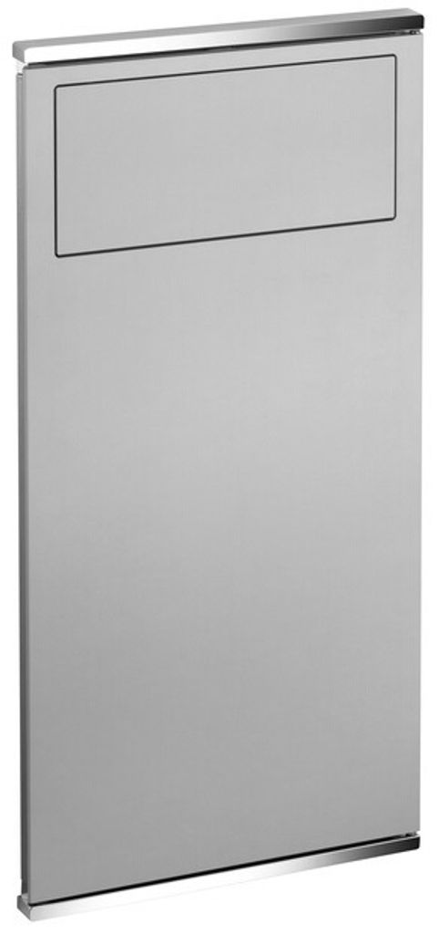 Keuco Plan Integral Modul Waschtisch 1 326 x 625 x 143 mm rechts mit Abfallsammler - verchromt/weiß lackiert - 44988015102