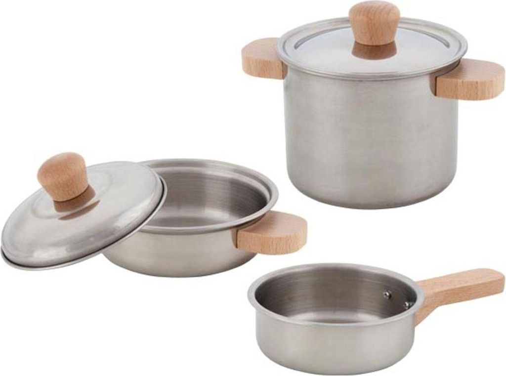 goki Kochset Sterneküche, 2 Töpfe und 1 Pfanne Produktbild 