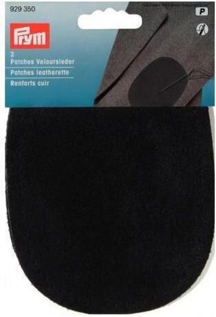 Prym Patches Veloursleder (nähen) 10 x 14 cm schwarz Produktbild 