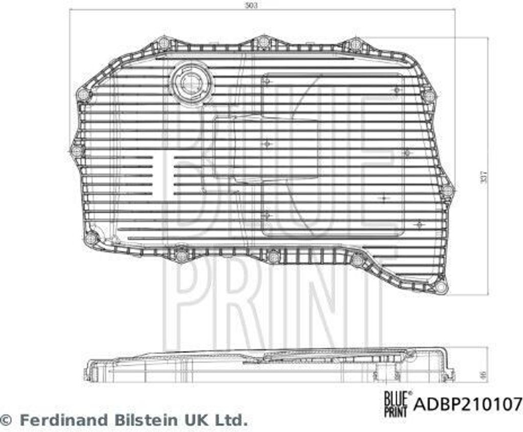 BLUE PRINT ADBP210107 Hydraulikfiltersatz AT Automatikgetriebe für VW Touareg (CR7)