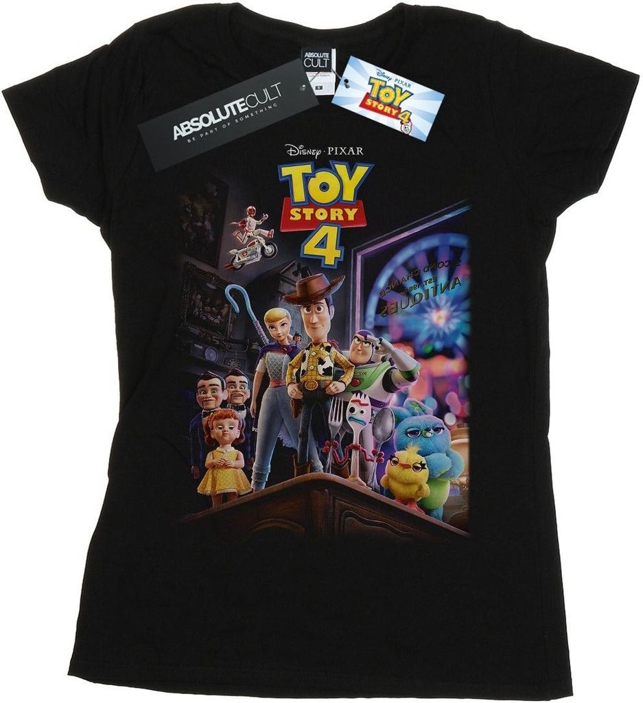 Disney - "Toy Story 4" T-Shirt für Damen BI44343 (M) (Schwarz)