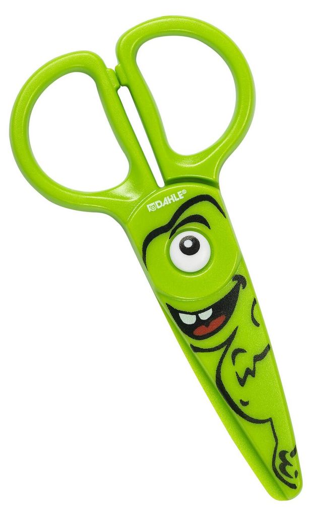 Dahle Sicherheits-Kinderschere 5 Zoll 12cm grün, Kunststoffschneidblätter